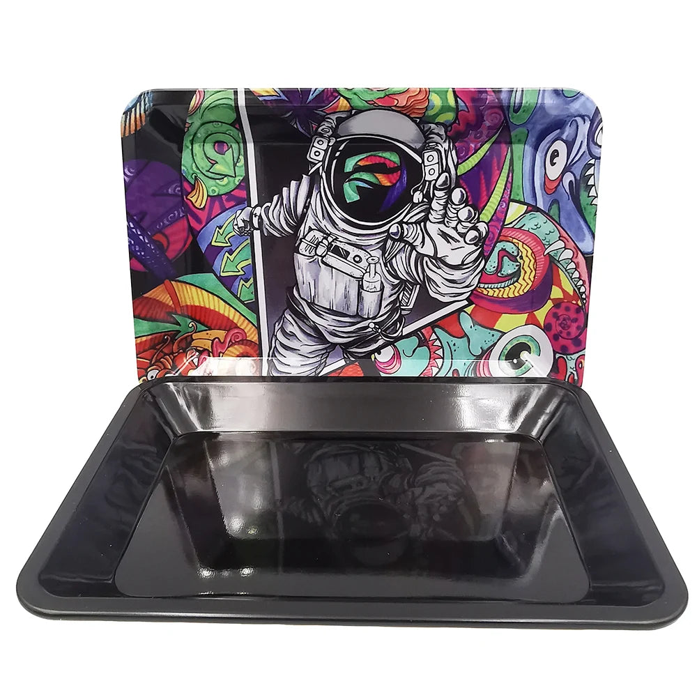 Kovový rolling tray – podklad na balení