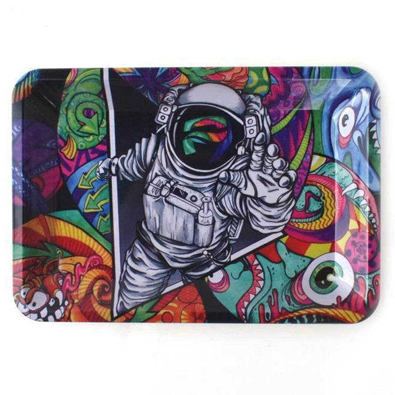 Kovový rolling tray – podklad na balení