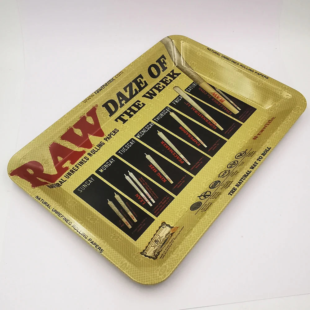 Kovový rolling tray – podklad na balení