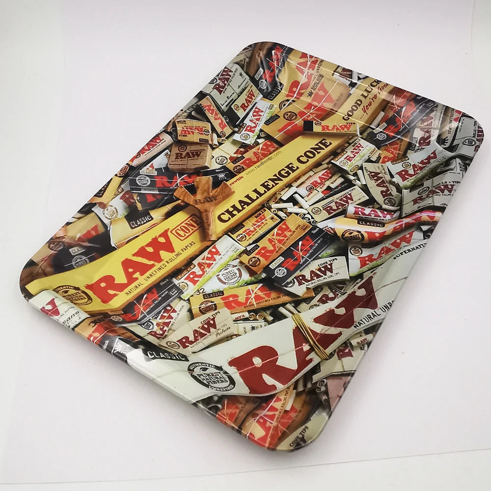 Kovový rolling tray – podklad na balení