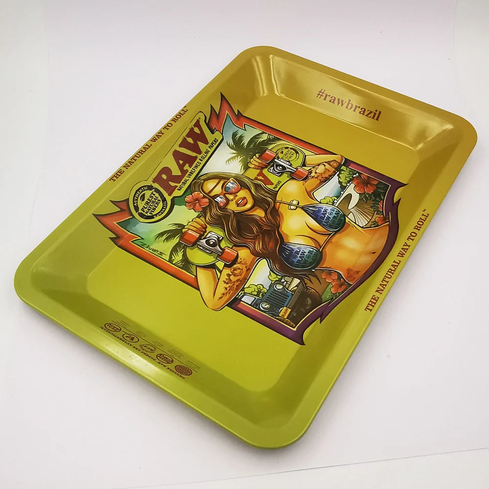 Kovový rolling tray – podklad na balení